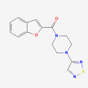 1-(1-Benzofuran-2-carbonyl)-4-(1,2,5-thiadiazol-3-yl)piperazine