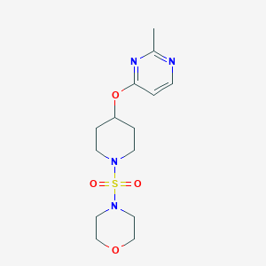 4-((4-((2-Methylpyrimidin-4-yl)oxy)piperidin-1-yl)sulfonyl)morpholine
