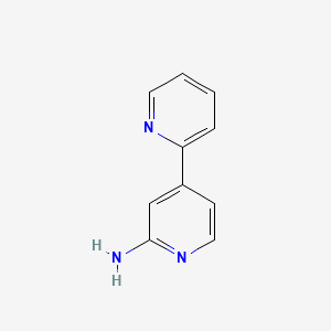 molecular formula C10H9N3 B2760972 4-Pyridin-2-ylpyridin-2-amine CAS No. 1159816-51-9