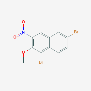 1,6-Dibromo-2-methoxy-3-nitronaphthalene