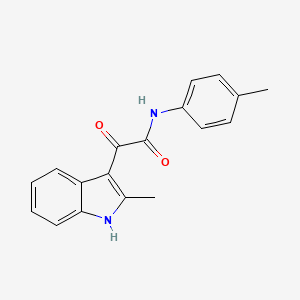 2-(2-methyl-1H-indol-3-yl)-N-(4-methylphenyl)-2-oxoacetamide