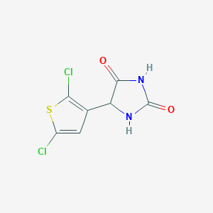 5-(2,5-Dichlorothiophen-3-yl)imidazolidine-2,4-dione