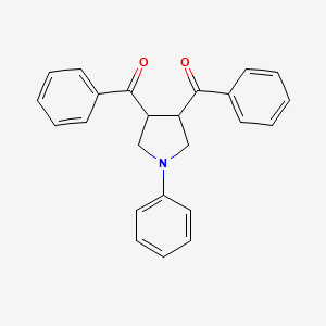 (4-benzoyl-1-phenyltetrahydro-1H-pyrrol-3-yl)(phenyl)methanone