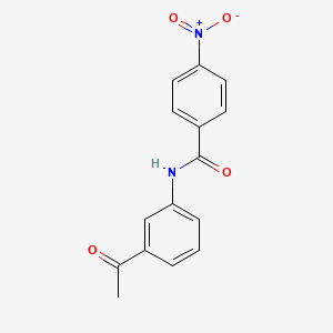N-(3-acetylphenyl)-4-nitrobenzamide