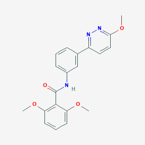 2,6-dimethoxy-N-(3-(6-methoxypyridazin-3-yl)phenyl)benzamide