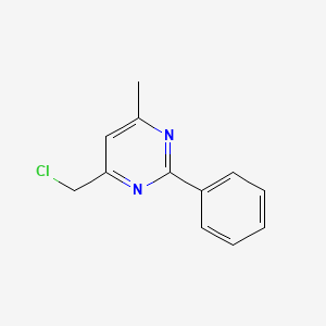 4-(Chloromethyl)-6-methyl-2-phenylpyrimidine