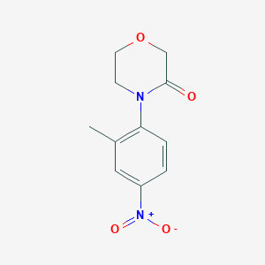 molecular formula C11H12N2O4 B2761093 4-(2-Methyl-4-nitrophenyl)morpholin-3-one CAS No. 845729-40-0