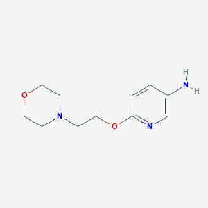 6-[2-(Morpholin-4-yl)ethoxy]pyridin-3-amine