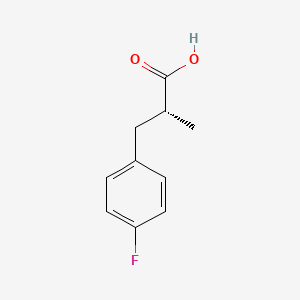 (2R)-3-(4-Fluorophenyl)-2-methylpropanoic acid