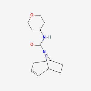 (1R,5S)-N-(tetrahydro-2H-pyran-4-yl)-8-azabicyclo[3.2.1]oct-2-ene-8-carboxamide