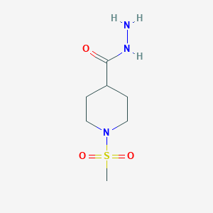 1-(Methylsulfonyl)piperidine-4-carbohydrazide