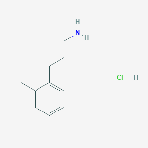 3-(2-Methylphenyl)propan-1-amine;hydrochloride