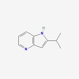 molecular formula C10H12N2 B2761148 2-isopropyl-1H-pyrrolo[3,2-b]pyridine CAS No. 75100-51-5