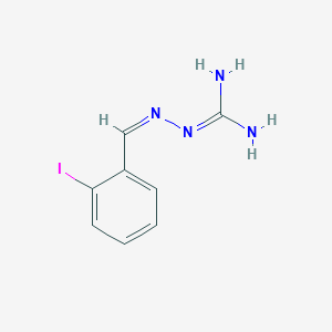 molecular formula C8H9IN4 B2761160 (2Z)-2-(2-iodobenzylidene)hydrazinecarboximidamide CAS No. 332394-62-4