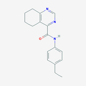 molecular formula C17H19N3O B2761167 N-(4-Ethylphenyl)-5,6,7,8-tetrahydroquinazoline-4-carboxamide CAS No. 2415562-58-0