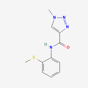 1-methyl-N-(2-(methylthio)phenyl)-1H-1,2,3-triazole-4-carboxamide