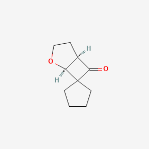 molecular formula C10H14O2 B2761179 rac-(1r,5s)-4-oxaspiro[bicyclo[3.2.0]heptane-6,1'-cyclopentane]-7-one CAS No. 1932806-74-0