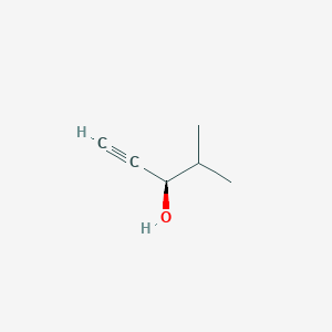 molecular formula C6H10O B2761189 1-Pentyn-3-ol, 4-methyl-, (R)- CAS No. 73522-97-1