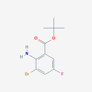 Tert-butyl 2-amino-3-bromo-5-fluorobenzoate