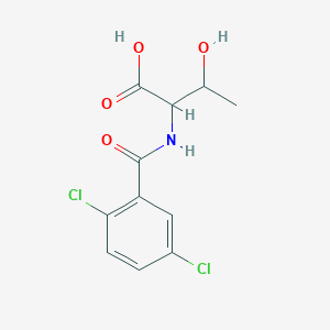 2-(2,5-Dichlorobenzamido)-3-hydroxybutanoic acid