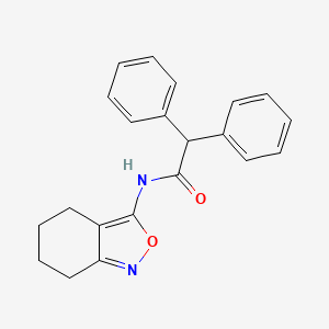 2,2-diphenyl-N-(4,5,6,7-tetrahydrobenzo[c]isoxazol-3-yl)acetamide