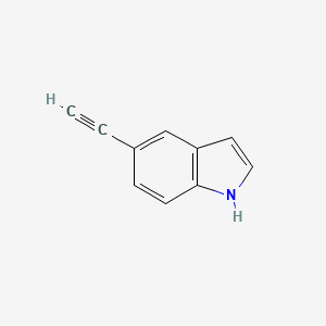 molecular formula C10H7N B2761270 5-Ethynyl-1H-indole CAS No. 889108-48-9