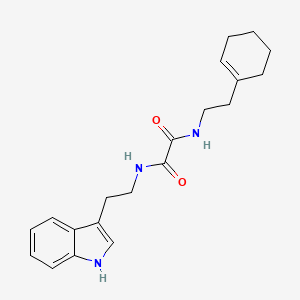 molecular formula C20H25N3O2 B2761355 N1-(2-(1H-indol-3-yl)ethyl)-N2-(2-(cyclohex-1-en-1-yl)ethyl)oxalamide CAS No. 941938-92-7