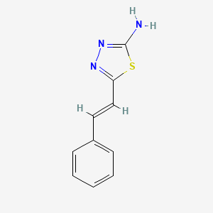 5-Styryl-[1,3,4]thiadiazol-2-ylamine
