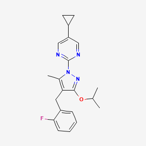 molecular formula C21H23FN4O B2761390 hDHODH-IN-7 CAS No. 1644156-41-1