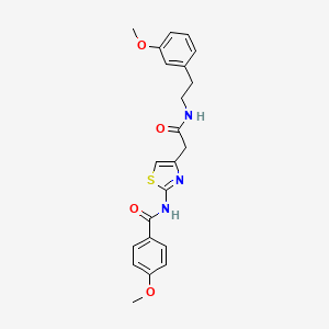 4-methoxy-N-(4-(2-((3-methoxyphenethyl)amino)-2-oxoethyl)thiazol-2-yl)benzamide