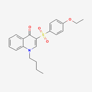 molecular formula C21H23NO4S B2761569 1-butyl-3-(4-ethoxybenzenesulfonyl)-1,4-dihydroquinolin-4-one CAS No. 899217-46-0