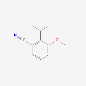 molecular formula C11H13NO B027616 2-Isopropyl-3-methoxybenzonitrile CAS No. 105041-68-7