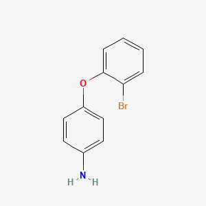 molecular formula C12H10BrNO B2761626 4-(2-Bromophenoxy)aniline CAS No. 57688-14-9