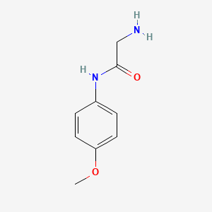 molecular formula C9H12N2O2 B2761640 2-amino-N-(4-methoxyphenyl)acetamide CAS No. 148627-63-8
