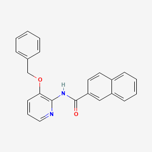 N-(3-phenylmethoxypyridin-2-yl)naphthalene-2-carboxamide