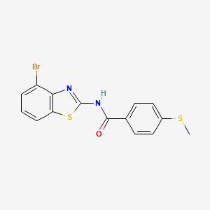 N-(4-bromobenzo[d]thiazol-2-yl)-4-(methylthio)benzamide
