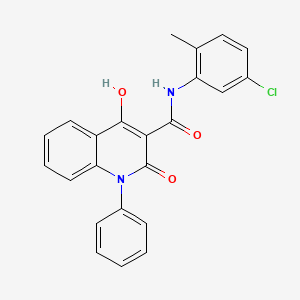 N-(5-chloro-2-methylphenyl)-4-hydroxy-2-oxo-1-phenyl-1,2-dihydroquinoline-3-carboxamide
