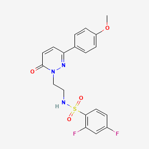 2,4-difluoro-N-(2-(3-(4-methoxyphenyl)-6-oxopyridazin-1(6H)-yl)ethyl)benzenesulfonamide