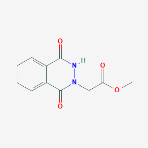 B2761703 Methyl 2-(1,4-dioxo-1,2,3,4-tetrahydrophthalazin-2-yl)acetate CAS No. 721915-98-6