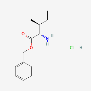 molecular formula C13H20ClNO2 B2761810 benzyl (2S,3S)-2-amino-3-methylpentanoate hydrochloride CAS No. 103310-88-9