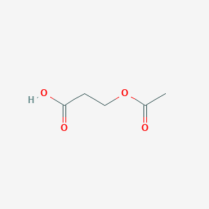 molecular formula C5H8O4 B2761812 3-(Acetyloxy)propanoic acid CAS No. 4272-12-2