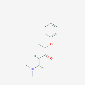molecular formula C17H25NO2 B2761859 (1E)-4-(4-tert-butylphenoxy)-1-(dimethylamino)pent-1-en-3-one CAS No. 477865-01-3