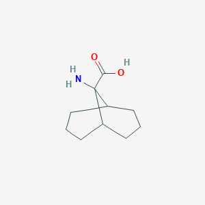 molecular formula C10H17NO2 B027619 9-aminobicyclo[3.3.1]nonane-9-carboxylic Acid CAS No. 110368-45-1