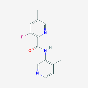 3-fluoro-5-methyl-N-(4-methylpyridin-3-yl)pyridine-2-carboxamide