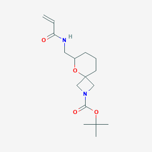 Tert-butyl 6-[(prop-2-enoylamino)methyl]-5-oxa-2-azaspiro[3.5]nonane-2-carboxylate