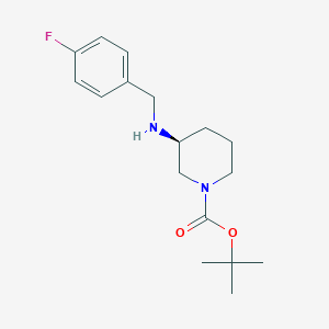 (S)-tert-Butyl 3-((4-fluorobenzyl)amino)piperidine-1-carboxylate