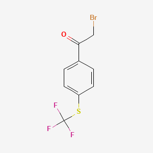 4-(Trifluoromethylthio)phenacyl bromide