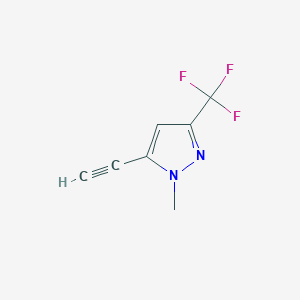 5-Ethynyl-1-methyl-3-trifluoromethyl-1H-pyrazole