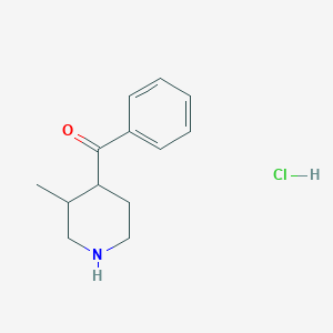 (3-Methylpiperidin-4-yl)-phenylmethanone;hydrochloride