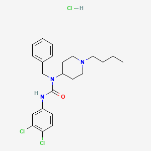 1-Benzyl-1-(1-butylpiperidin-4-yl)-3-(3,4-dichlorophenyl)urea hydrochloride